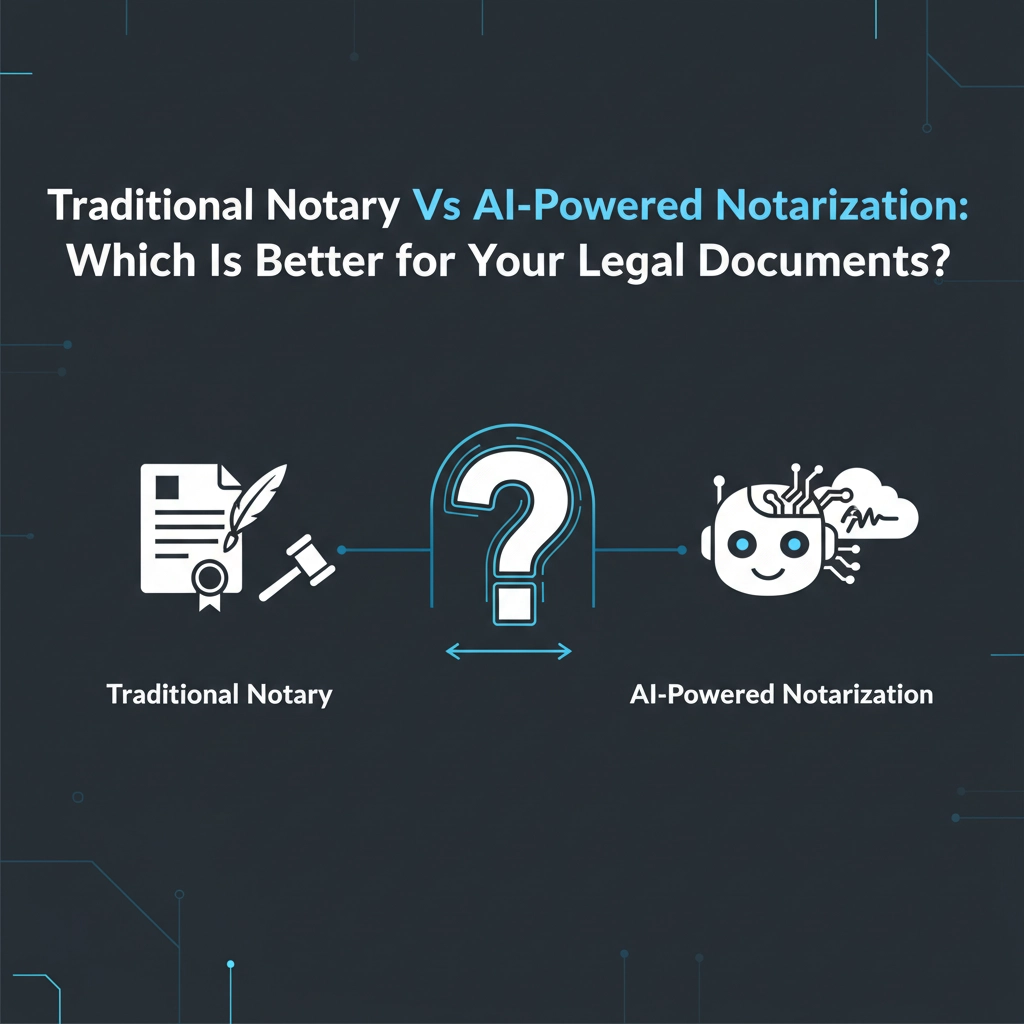 How to Notarize a Document: Traditional Notary Vs AI-Powered Notarization