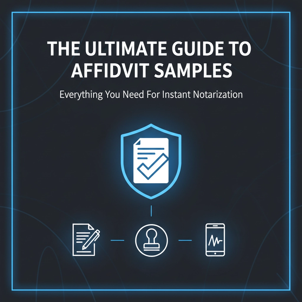 The Ultimate Guide to Affidavit Samples: Everything You Need for Instant Notarization