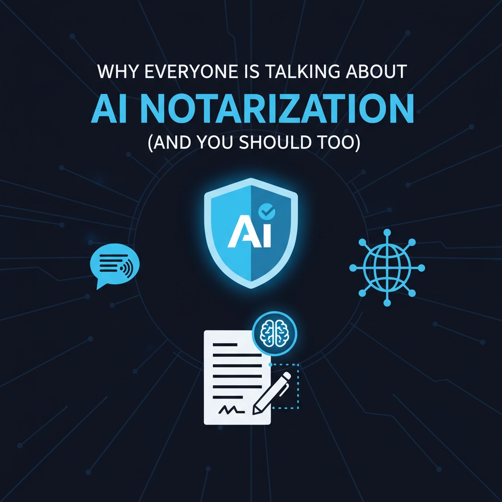 Why Everyone Is Talking About AI Notarization (And How to Notarize a Document in Seconds)