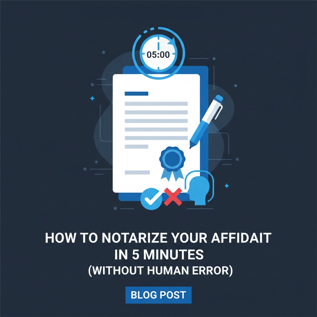 How to Notarize a Document in 5 Minutes (Without Human Error)